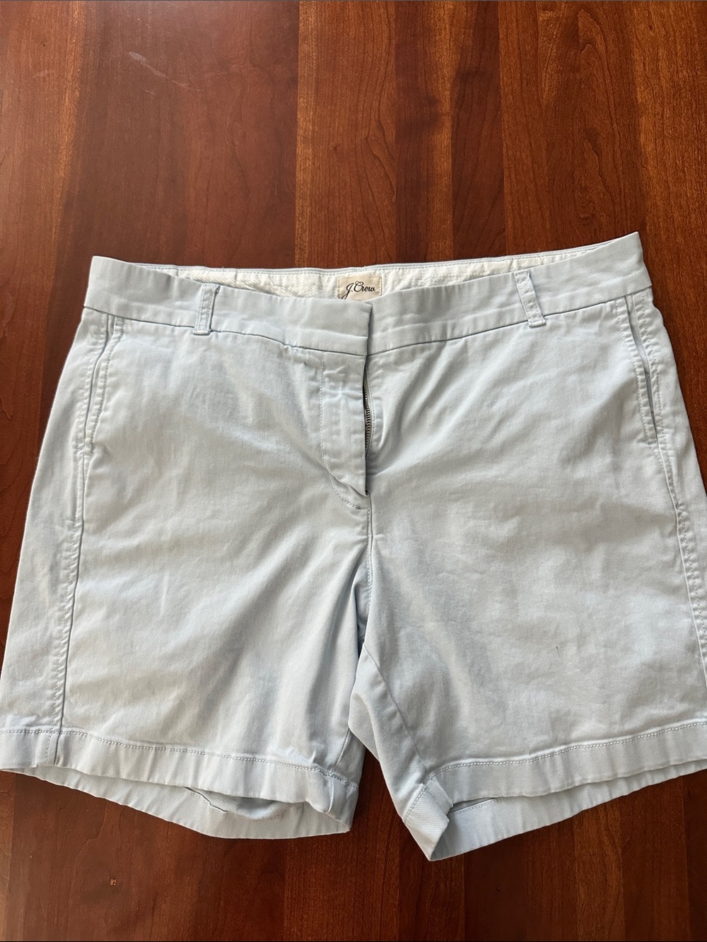 J. Crew Pale Blue Women's Chino Shorts
